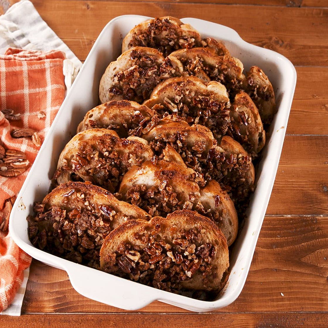 Pumpkin Pie French Toast Bake