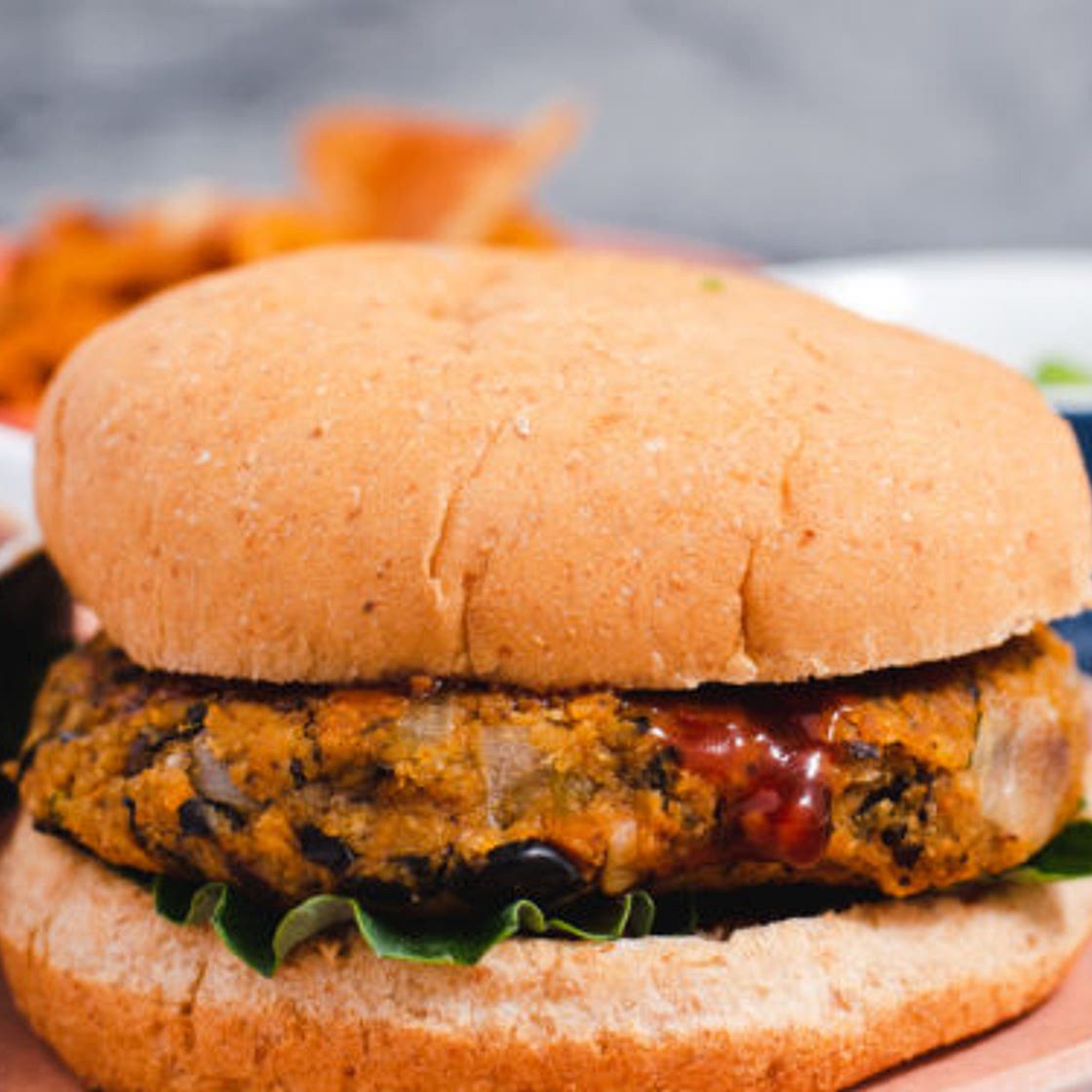 Vegetarian Sweet Potato Black Bean Burgers