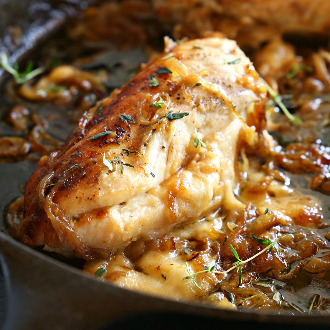 French Onion Stuffed Chicken