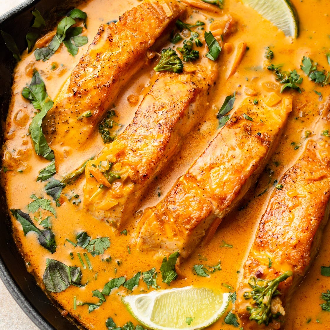 Salmon Coconut Curry