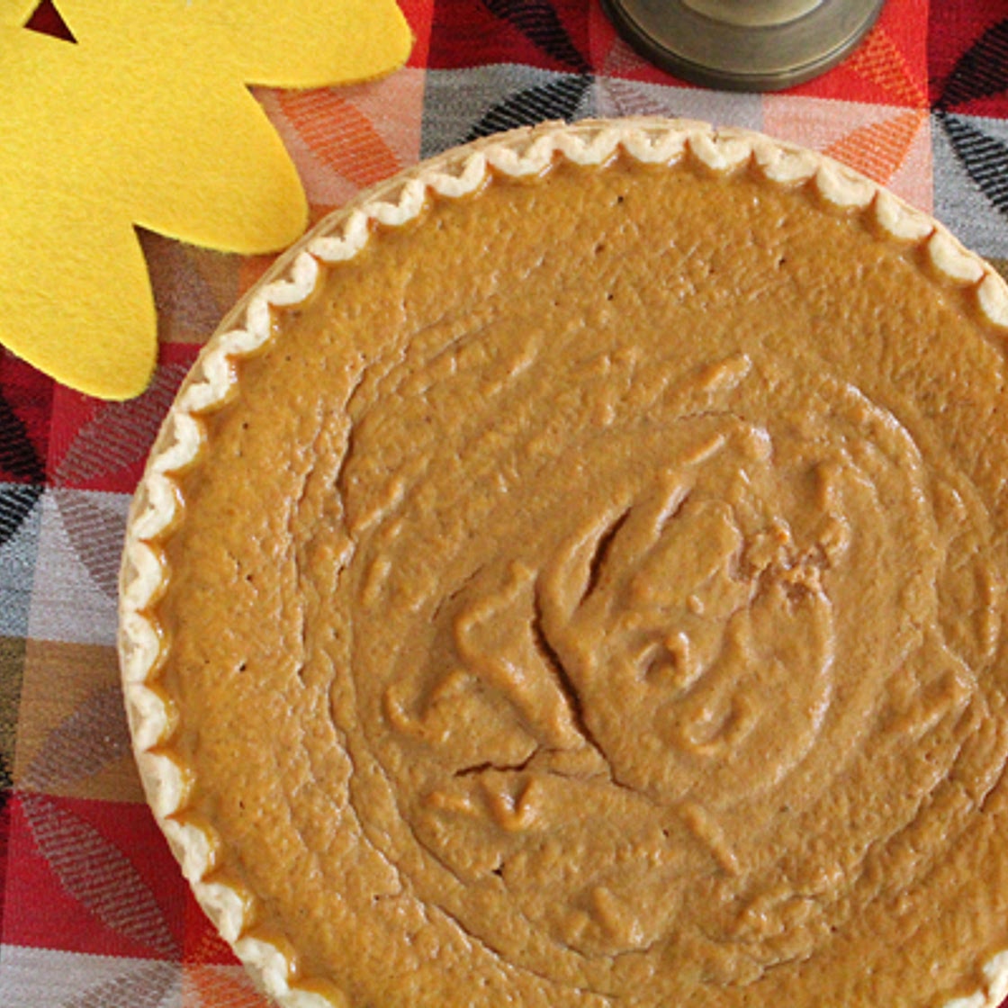 Pumpkin pie without canned milk