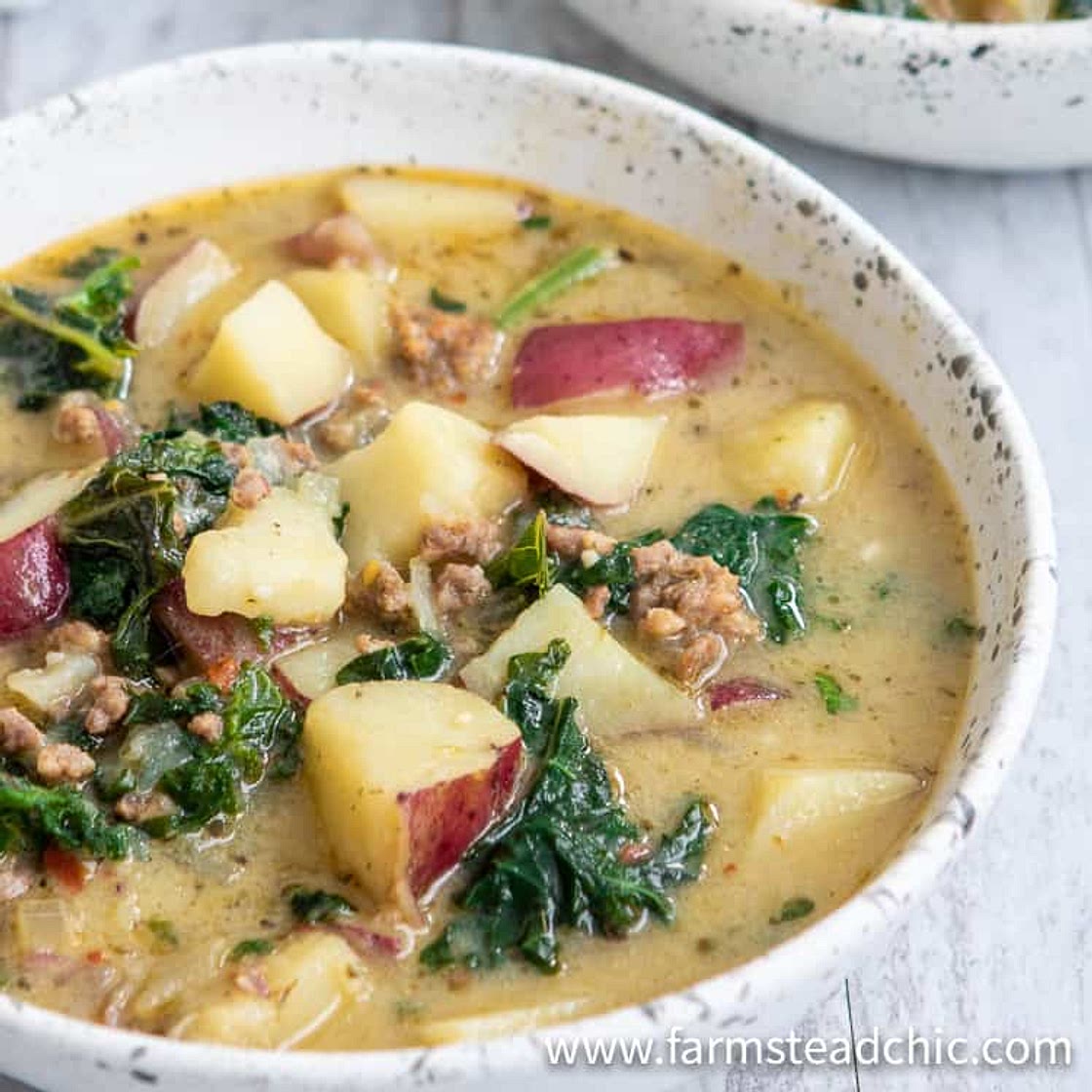 Whole30 Zuppa Toscana - Dairy-Free Potato Soup Recipe