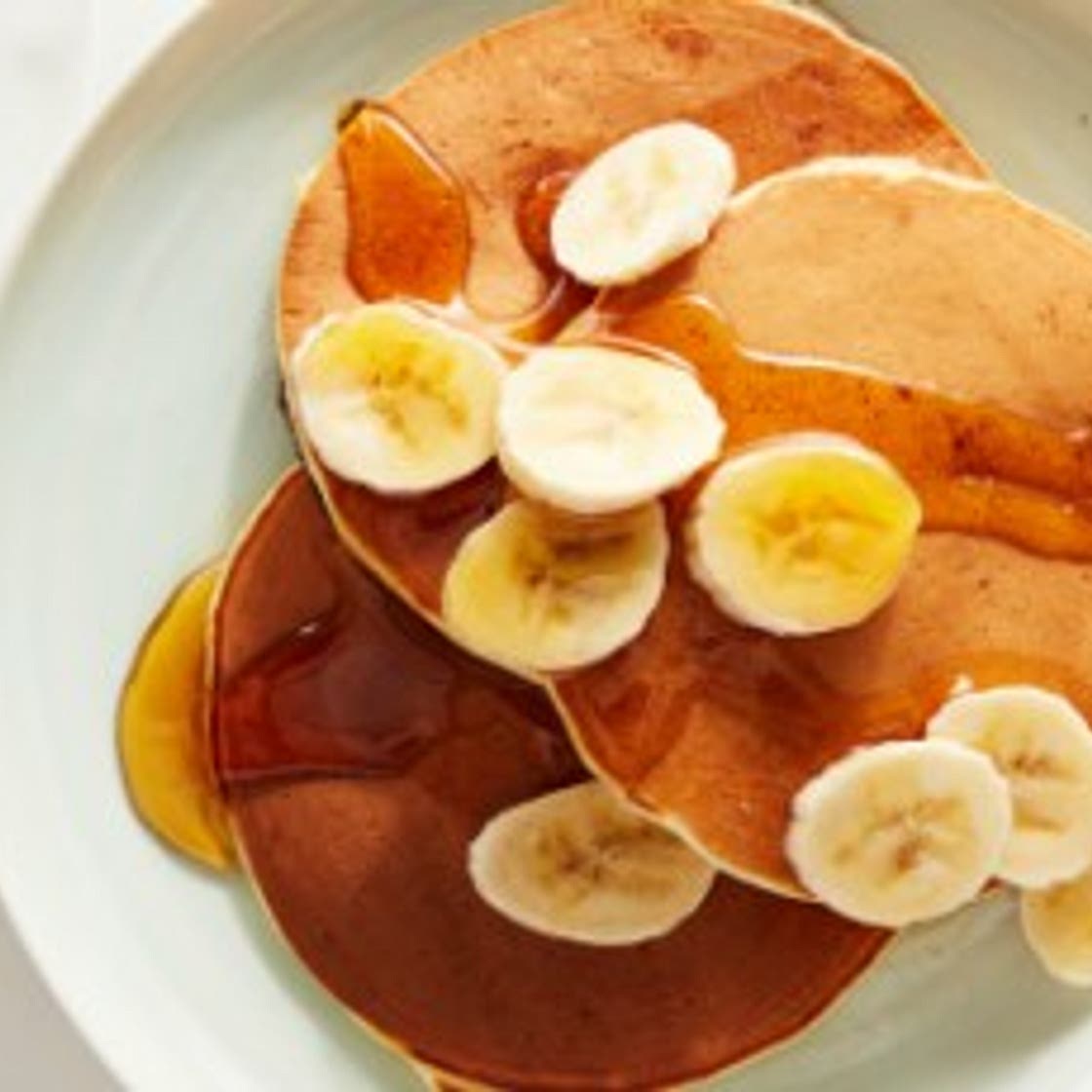 Banana Sour Cream Pancakes