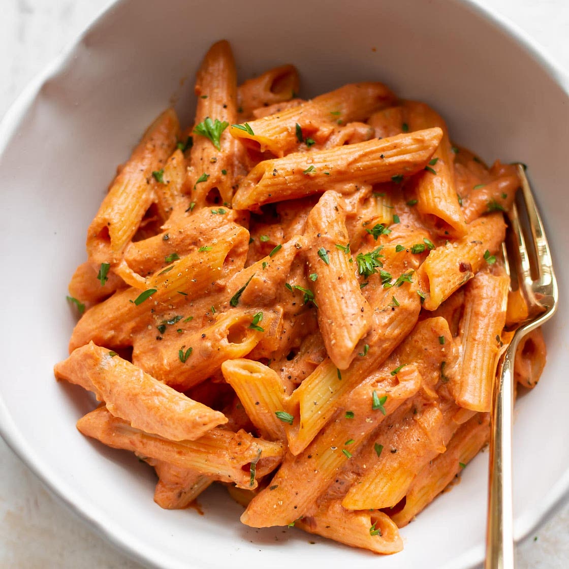 Tomato Goat Cheese Pasta
