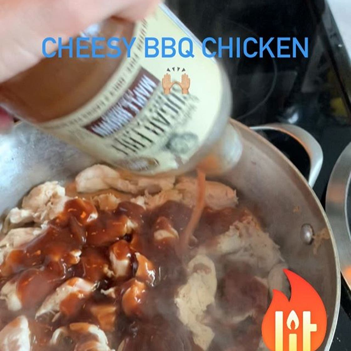 Cheesy BBQ Chicken low carb