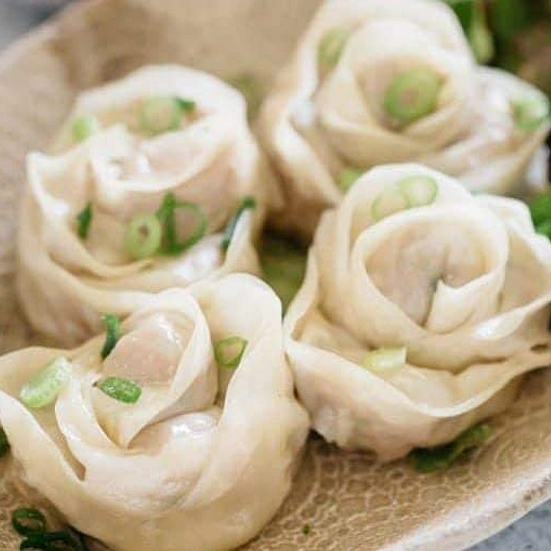 Rose dumplings