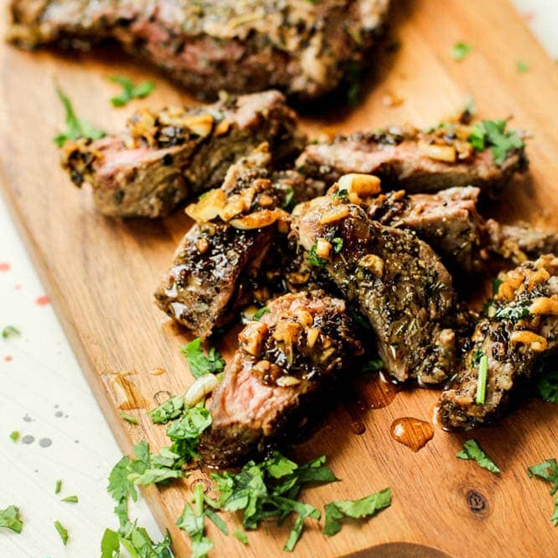 Authentic Cuban Garlic Lime Steak