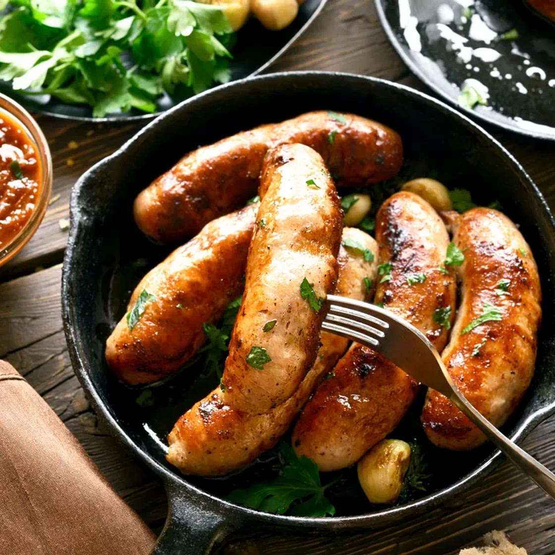 Saucisses végétariennes