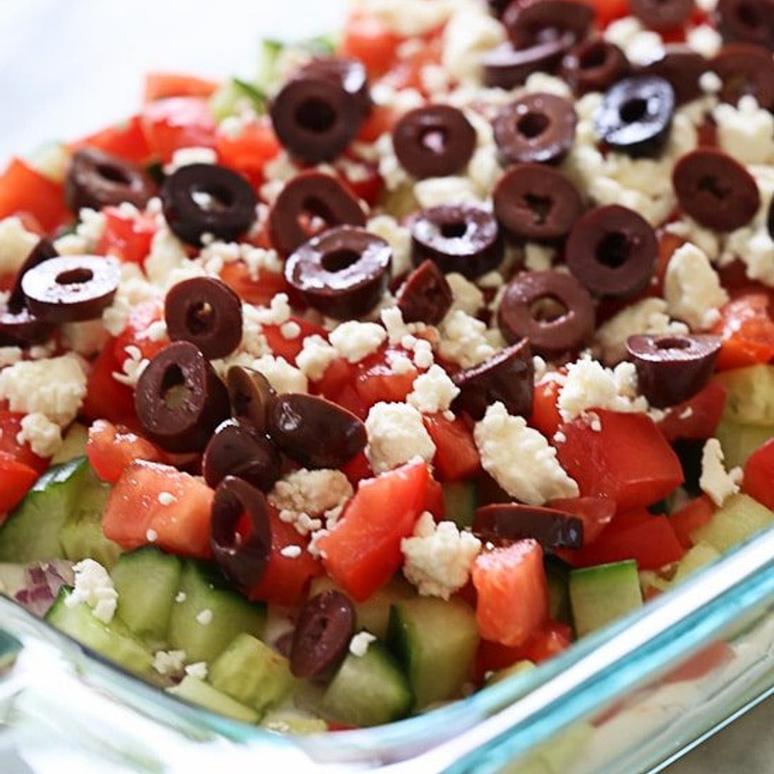 Greek 7 Layer Dip