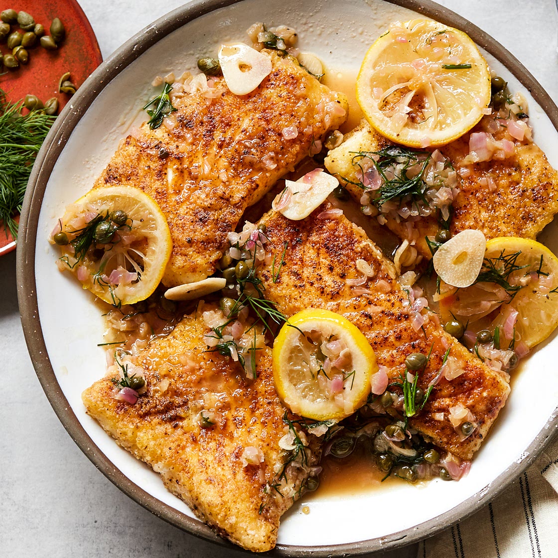 Whole30 Fish Piccata