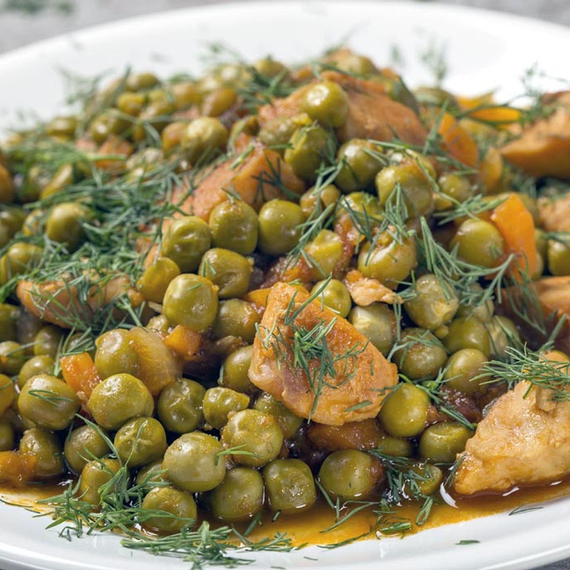 Spezzatino con piselli