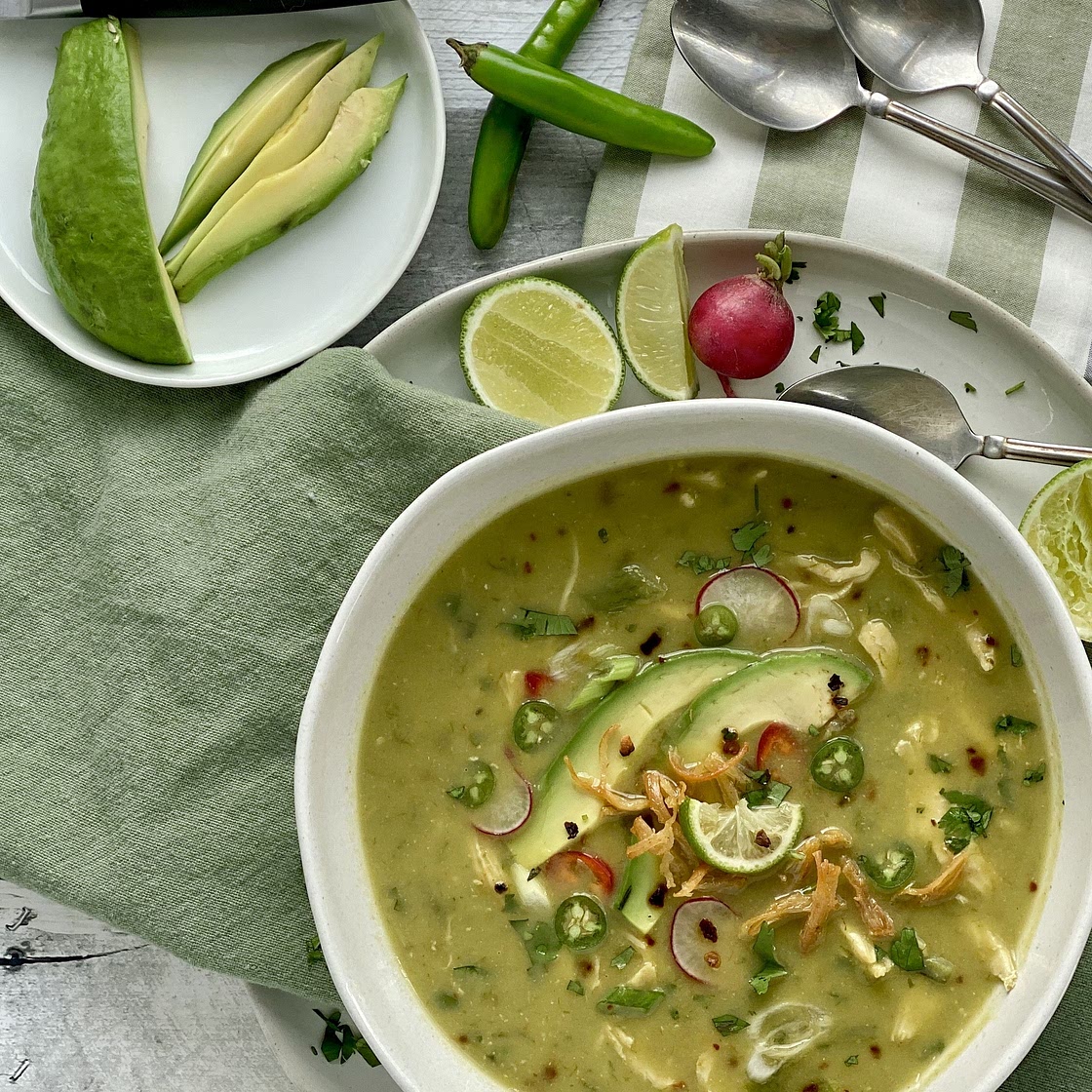 Spicy Chicken Avocado Soup