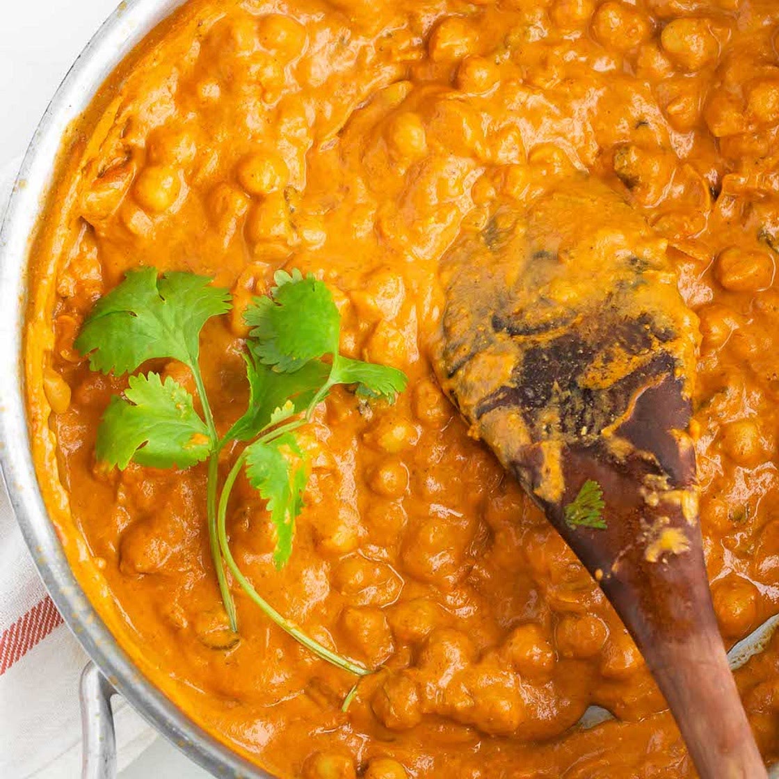 Healthy Butter Chickpeas