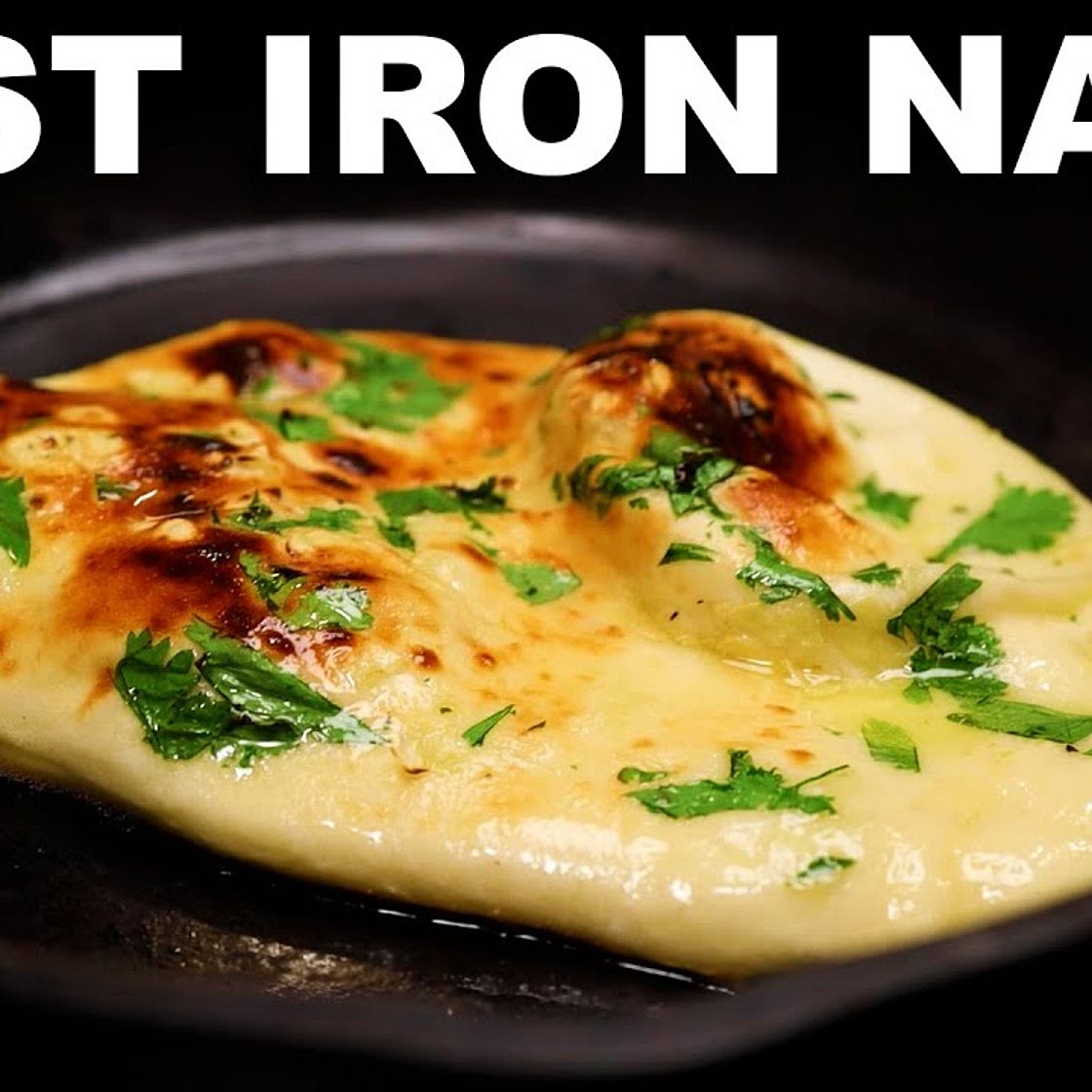 Garlic naan tawa-style (no yeast, no oven)