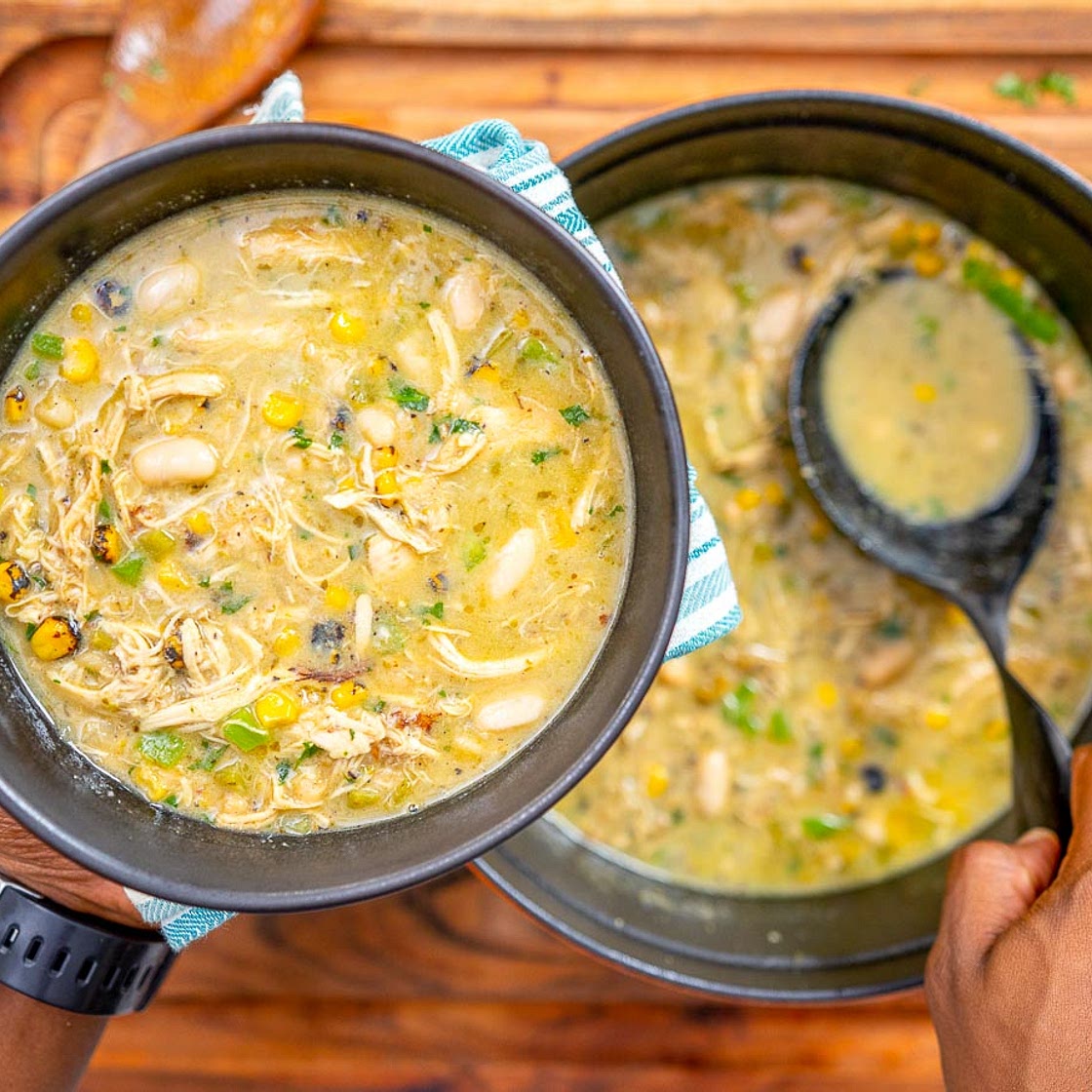 White Chicken Chili Meal Prep