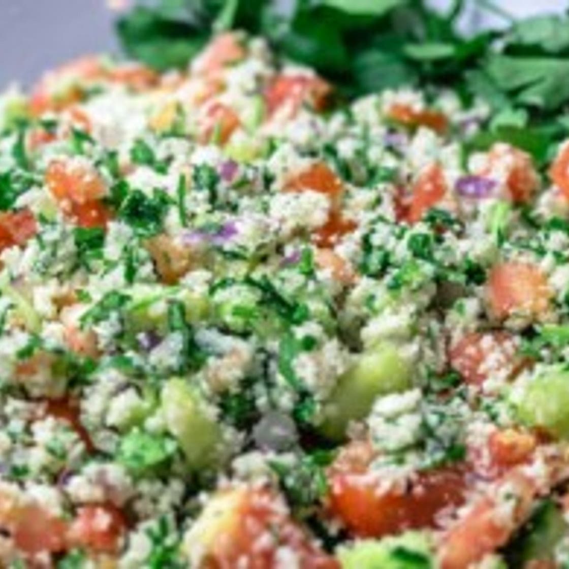 Mediterranean Cauliflower Salad, Tabouli-Style