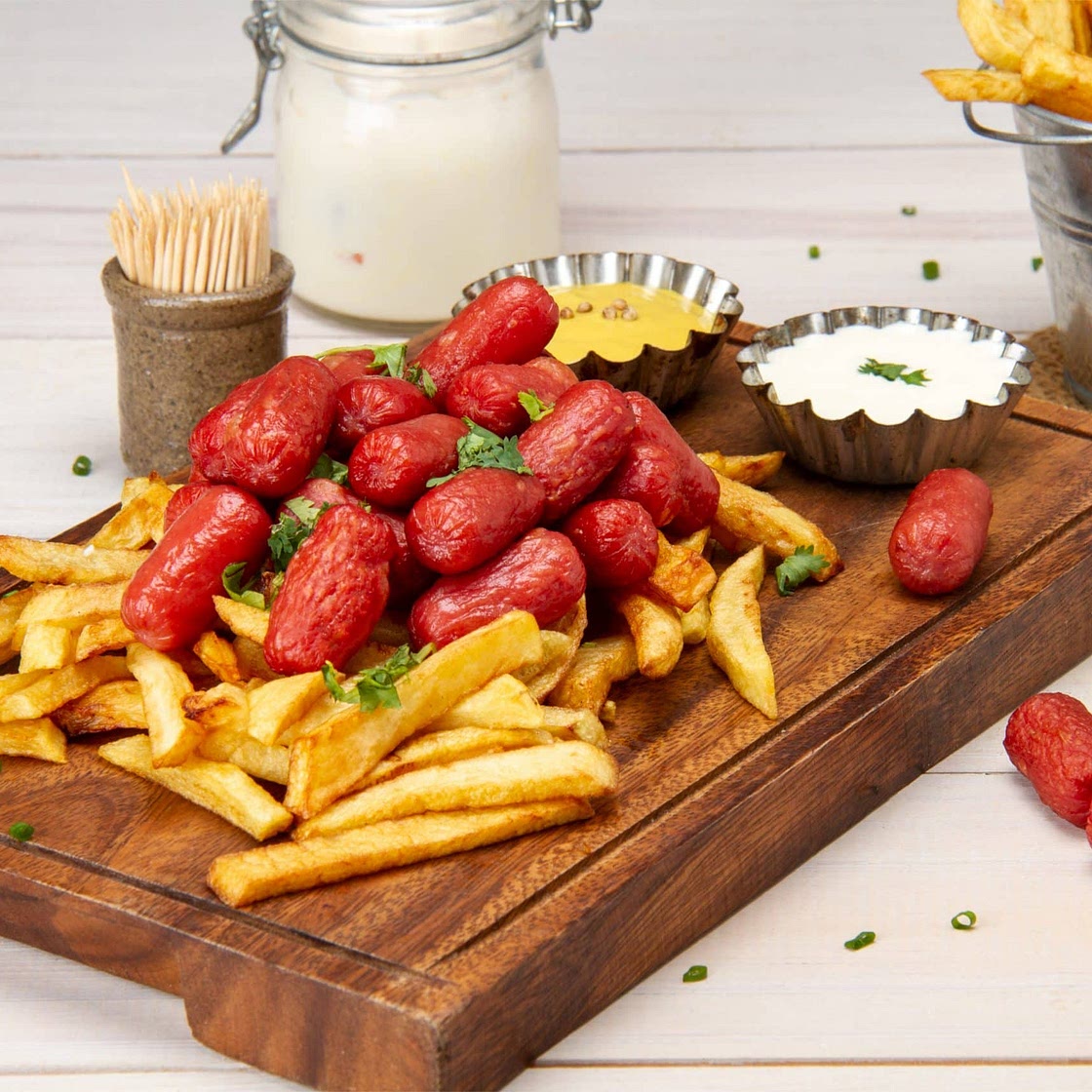 Salchipapa Recipe - Peruvian Sausage & Fries Snack