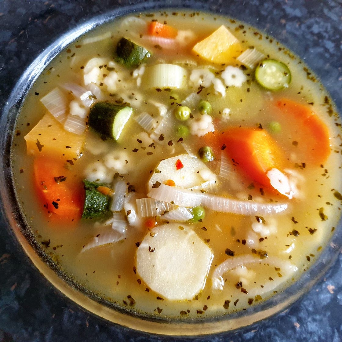 Chunky vegetable soup for soup maker