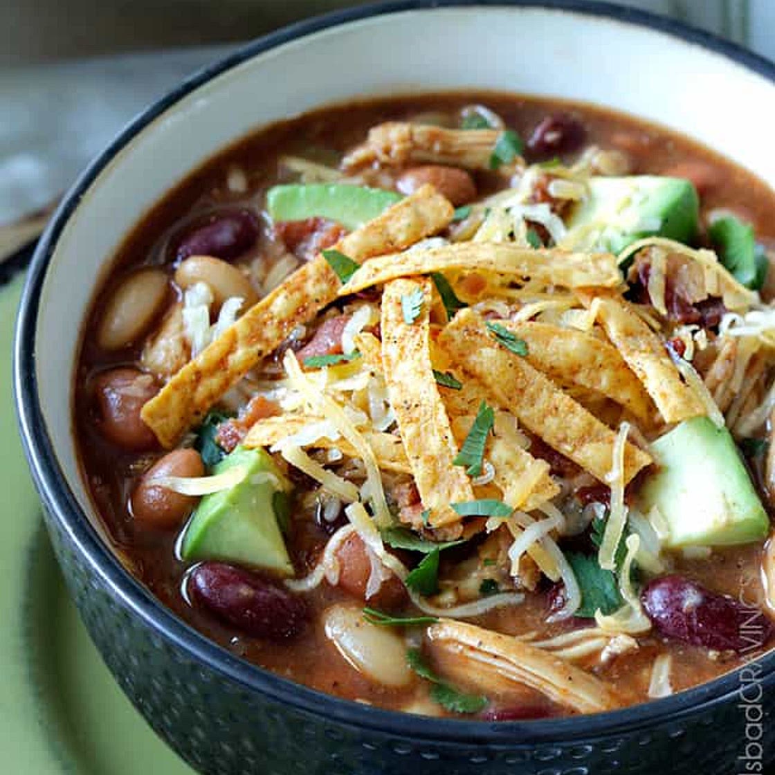 Smoky BBQ Chicken Chili (Slow Cooker or Stove Top)