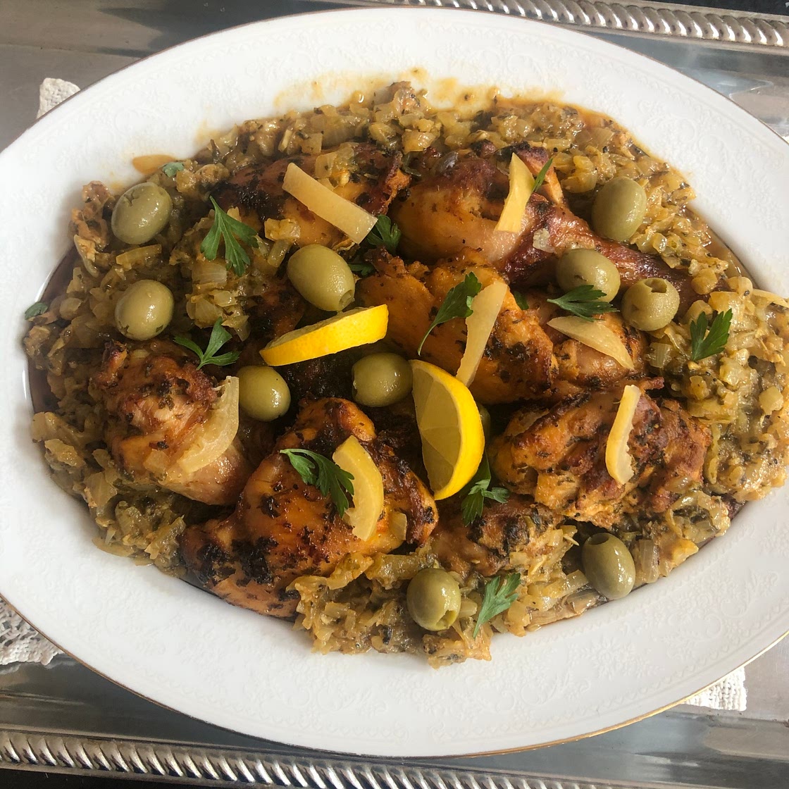 Aicha's Chicken Mdarmar
