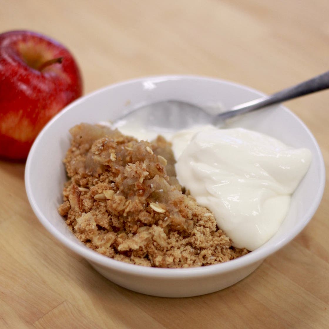 Breakfast Apple Crumble