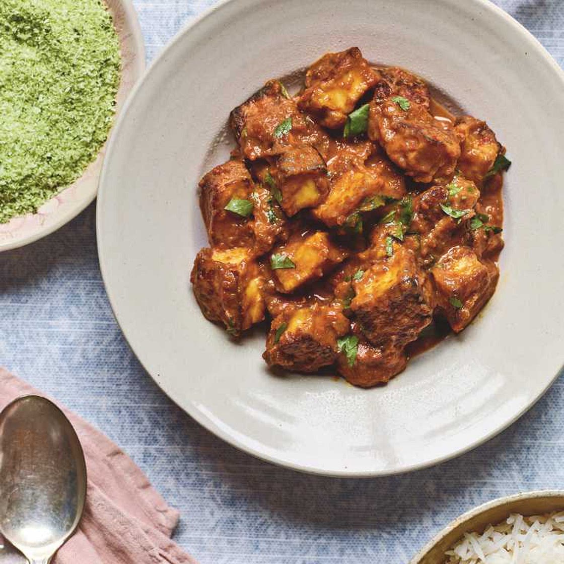 Halloumi Curry with Coconut Sambal · Nadiya Hussain