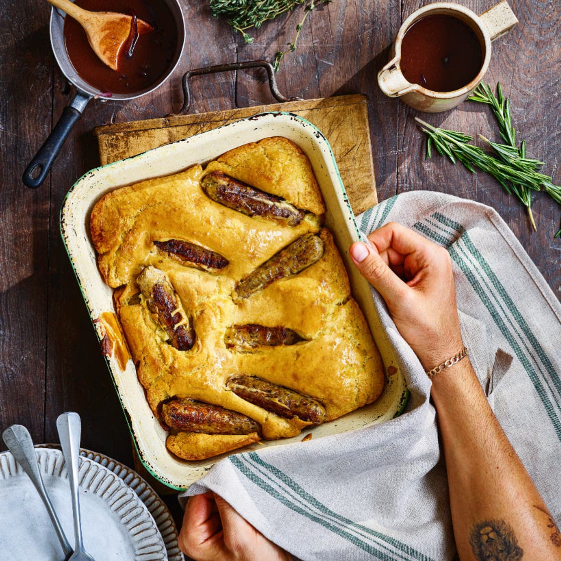 Vegan Toad in the Hole - Avant-Garde Vegan