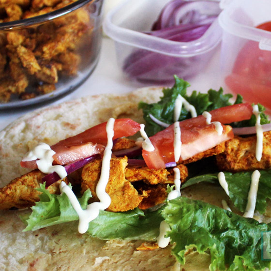 Vegan Chicken Shwarma Wraps - US