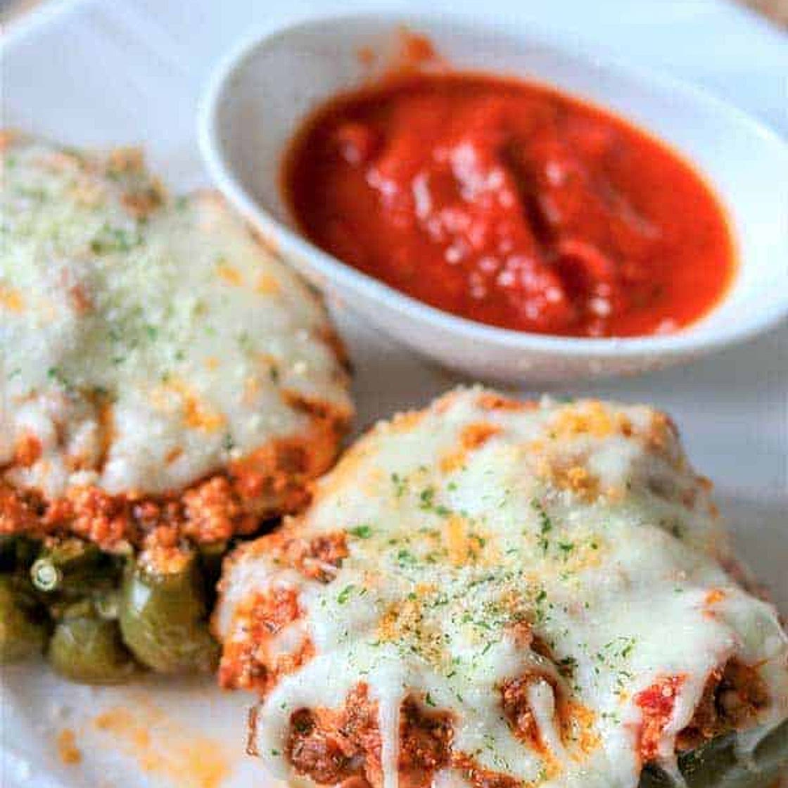 Lasagna Stuffed Peppers (Keto Stuffed Peppers)