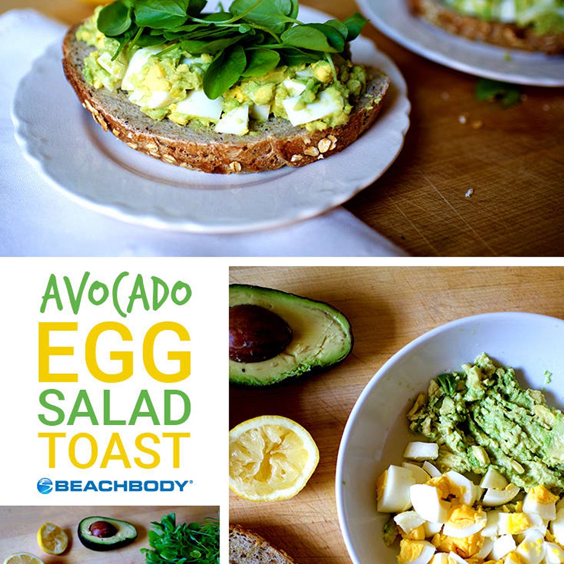 Avocado Egg Salad Toast