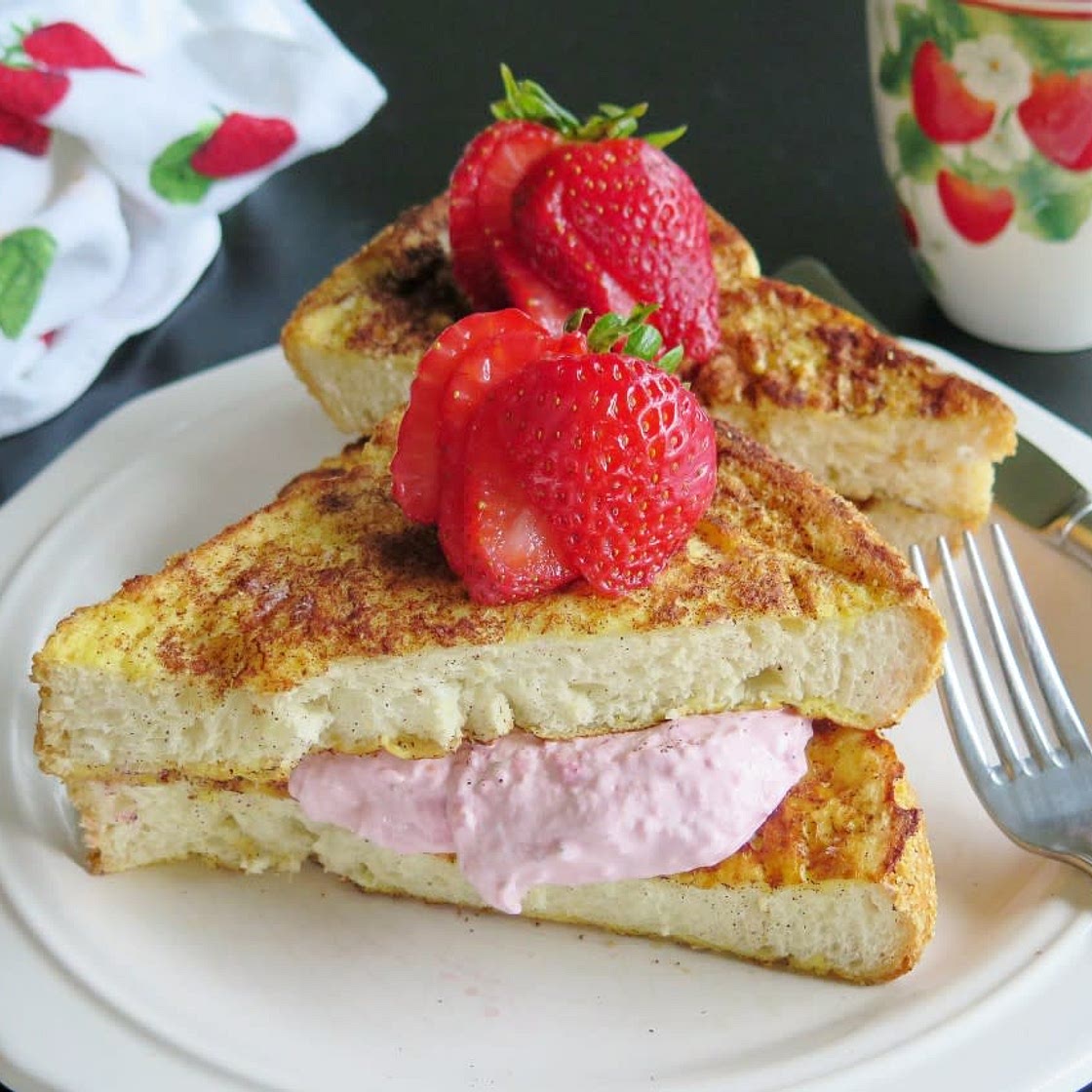 Strawberry Cream French Toast