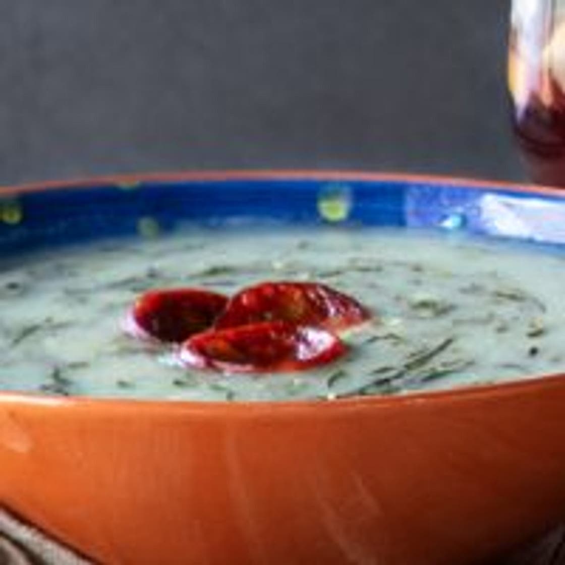 Caldo-verde com chouriço