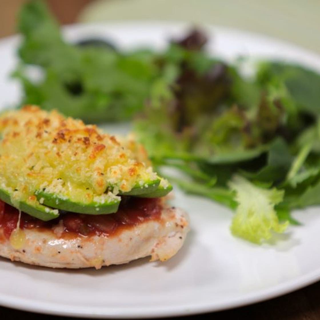 Avocado parmigiana