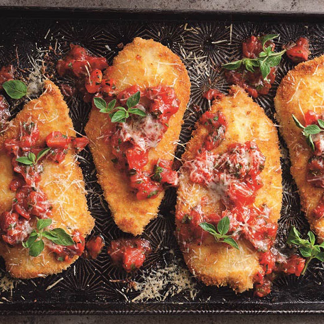 Gluten free chicken parmigiana
