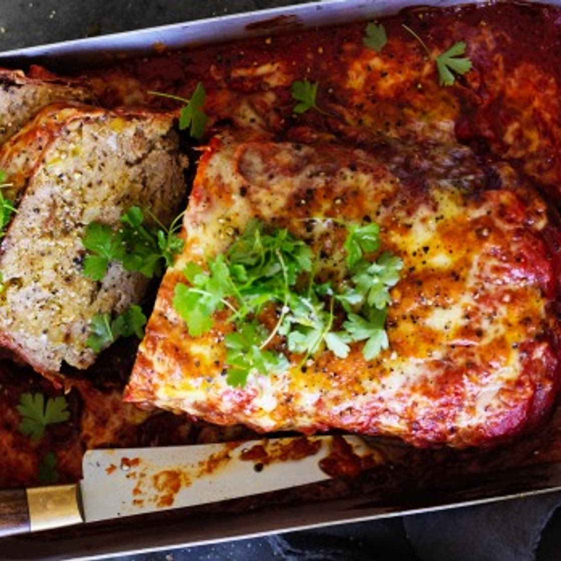 Parmigiana meatloaf