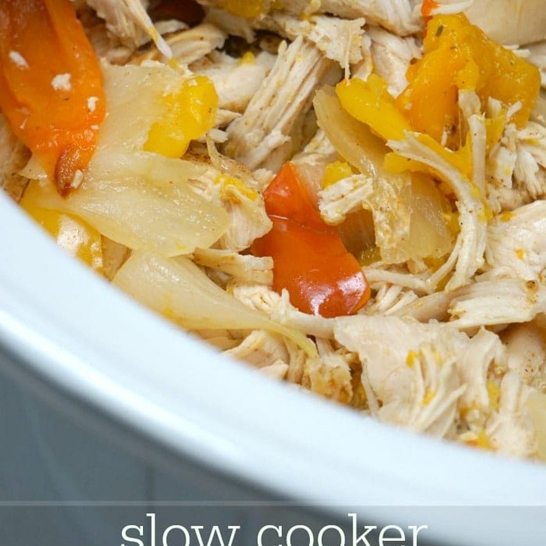 Crockpot Chicken Fajitas