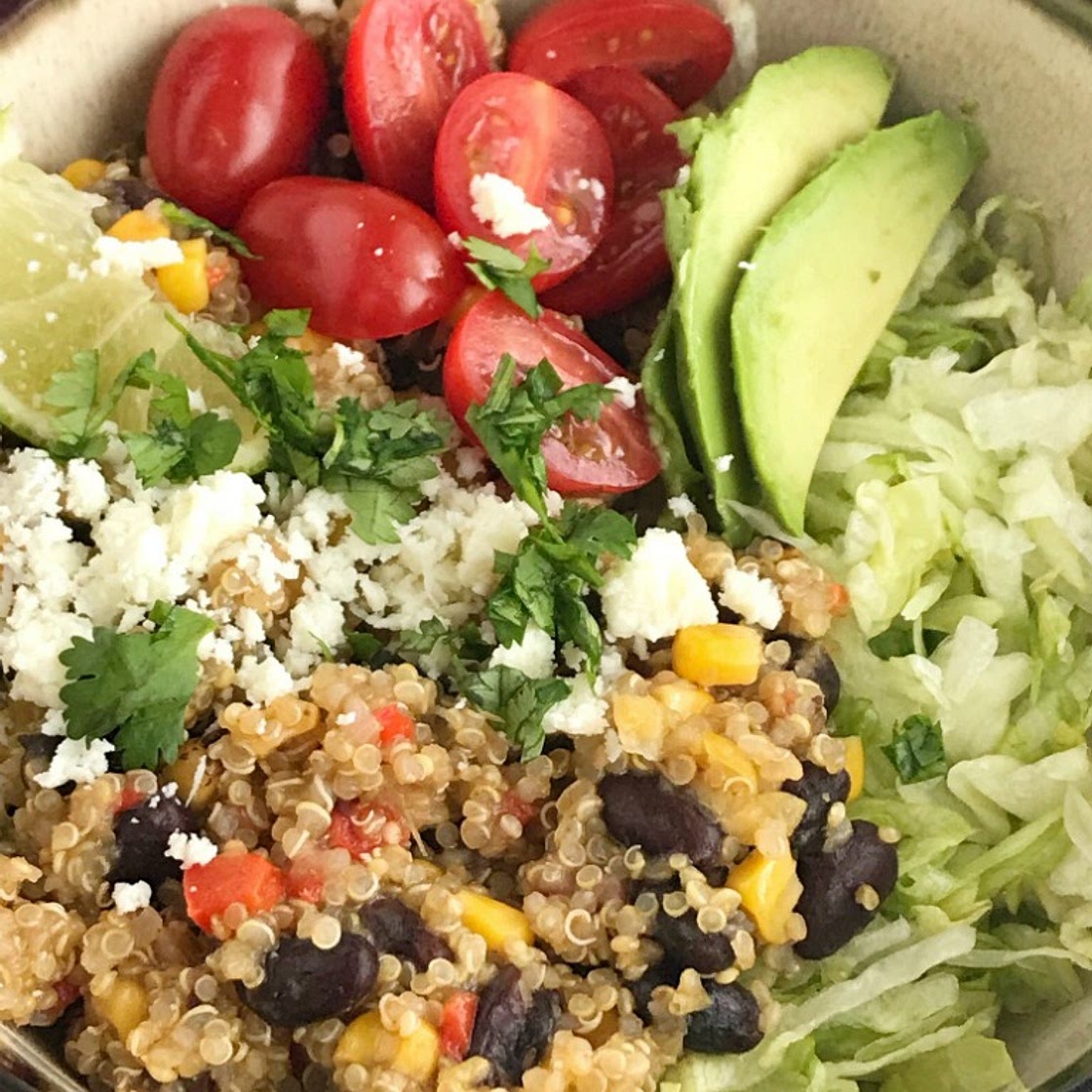 Instant Pot Quinoa Burrito Bowls