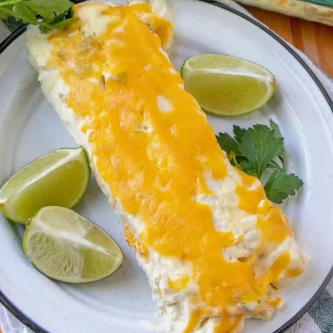 White Chicken Enchiladas