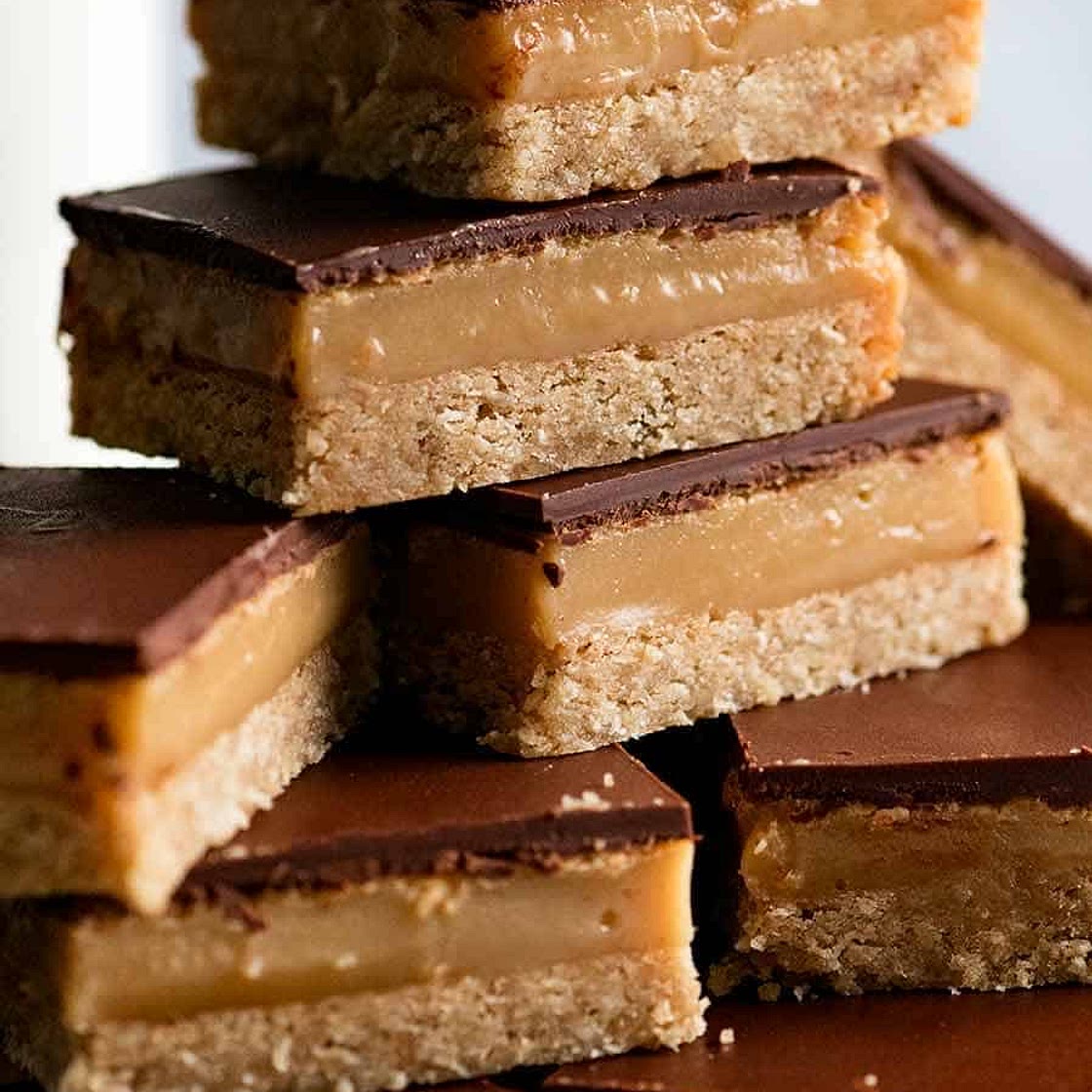 Chocolate Caramel Slice 
