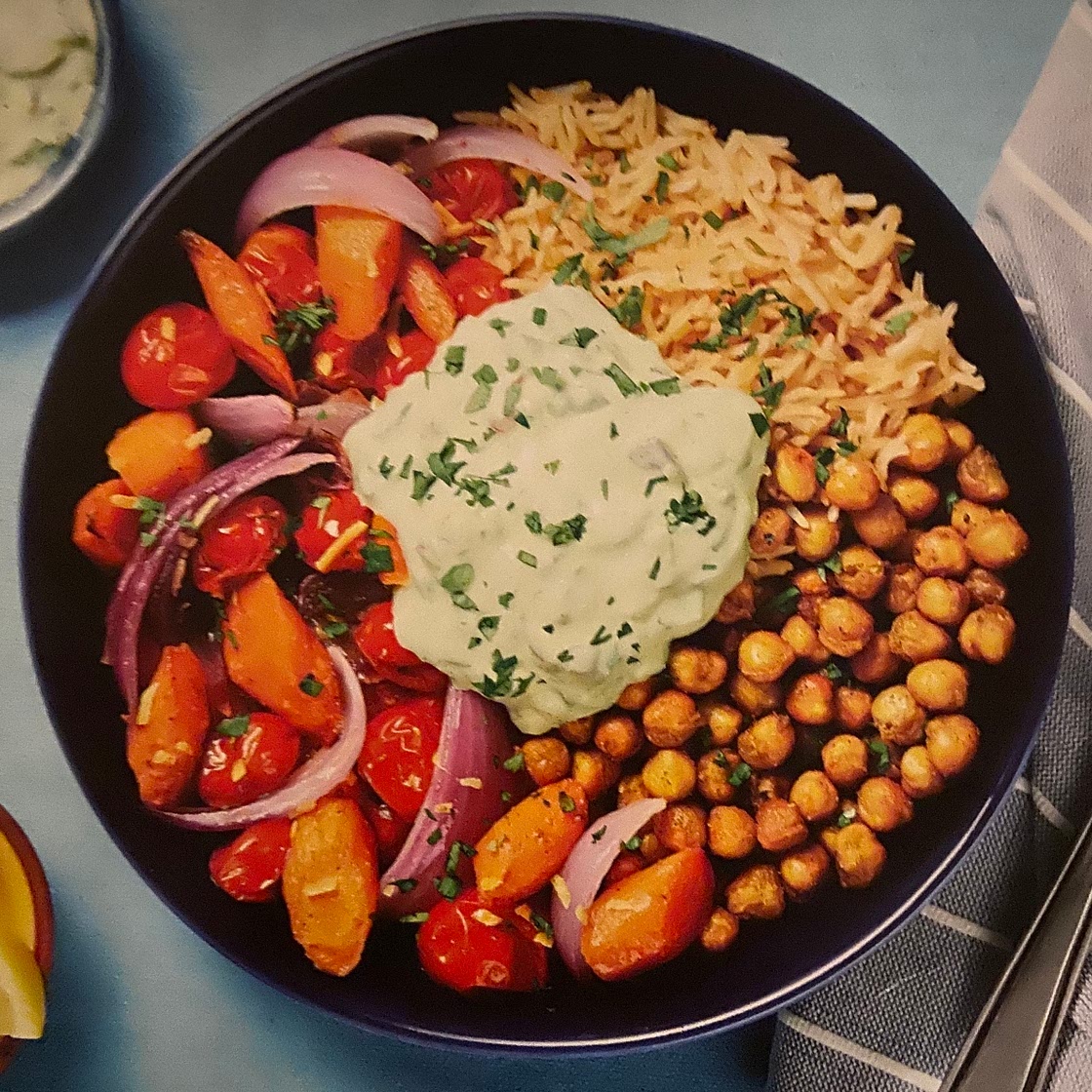 Curry-spiced Chickpea Bowls
