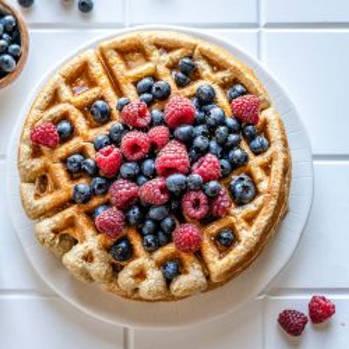 Good Morning Oatmeal Waffles