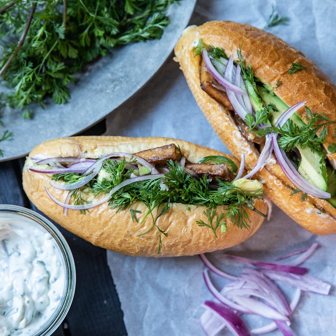 Lemongrass Tofu Bánh Mì Recipe