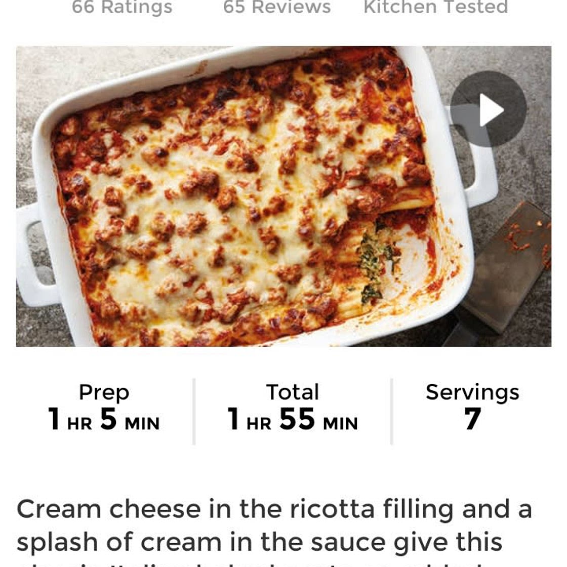 Million-Dollar Manicotti