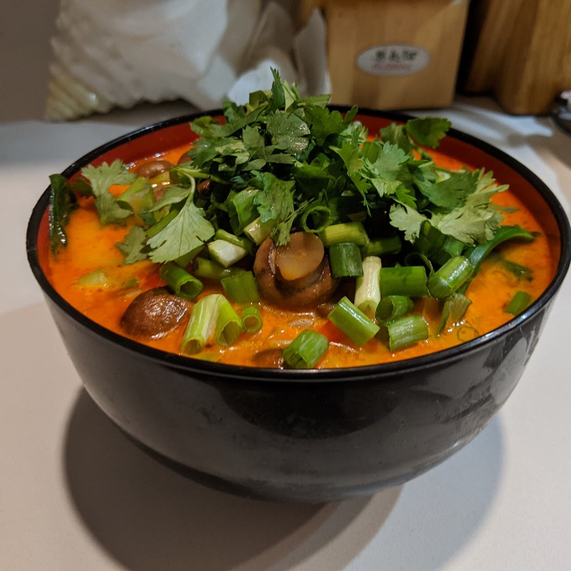 Thai Curry Noodle Soup with Tofu