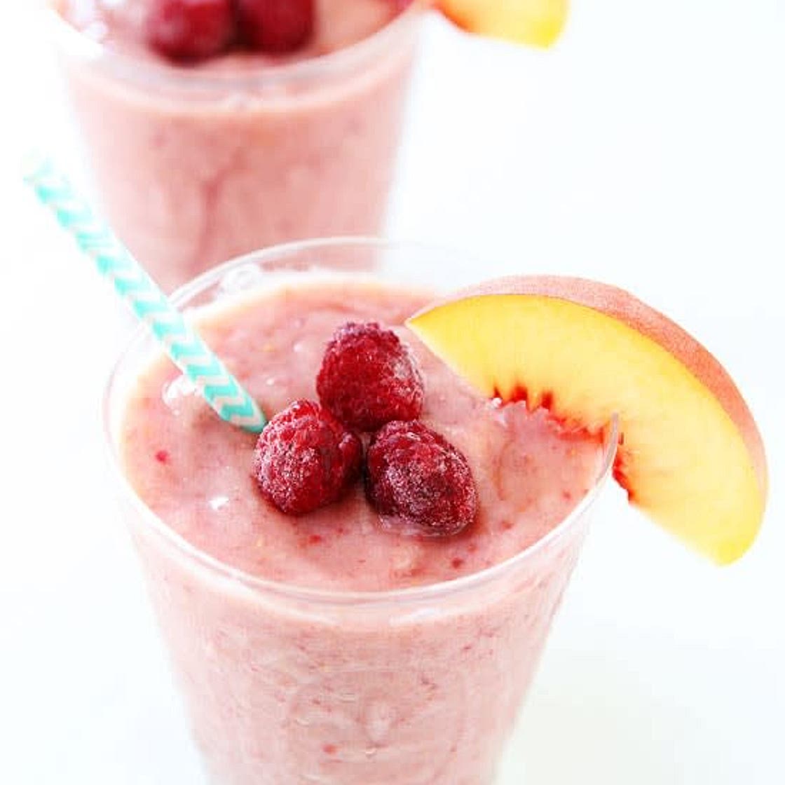 Peach Raspberry Shake