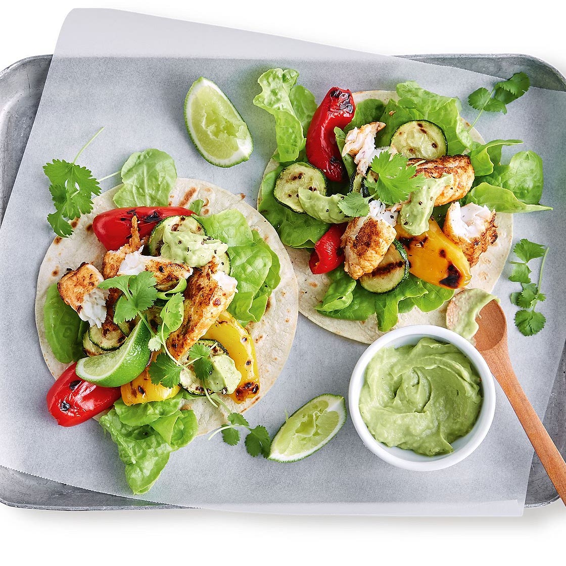 Fish tacos with chipotle avocado recipe