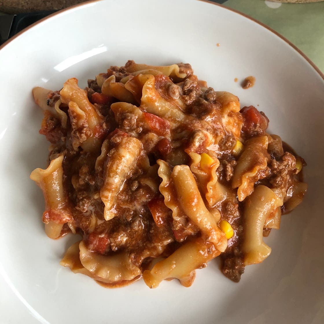 Cheesy Taco Pasta