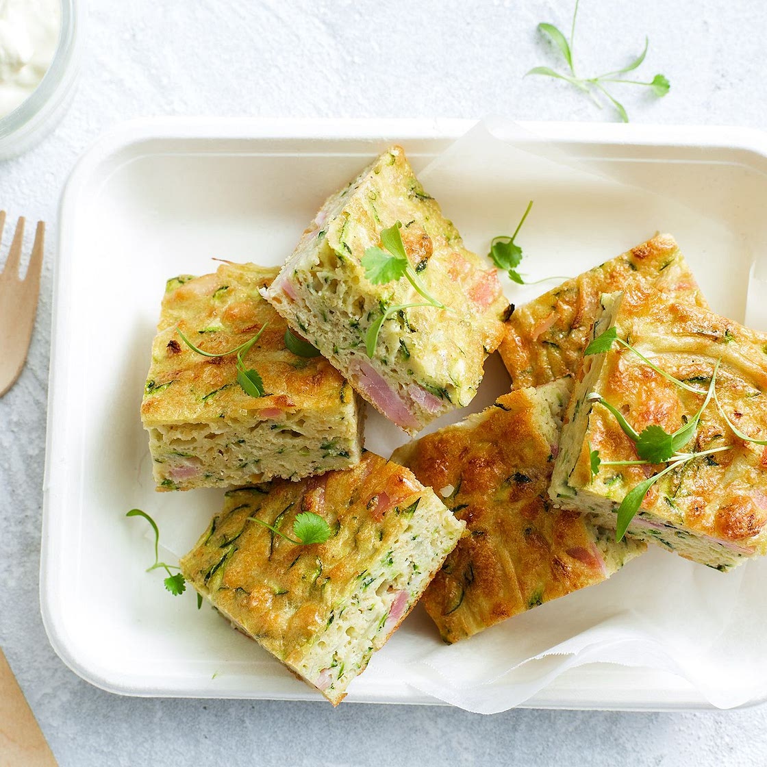 Zucchini slice