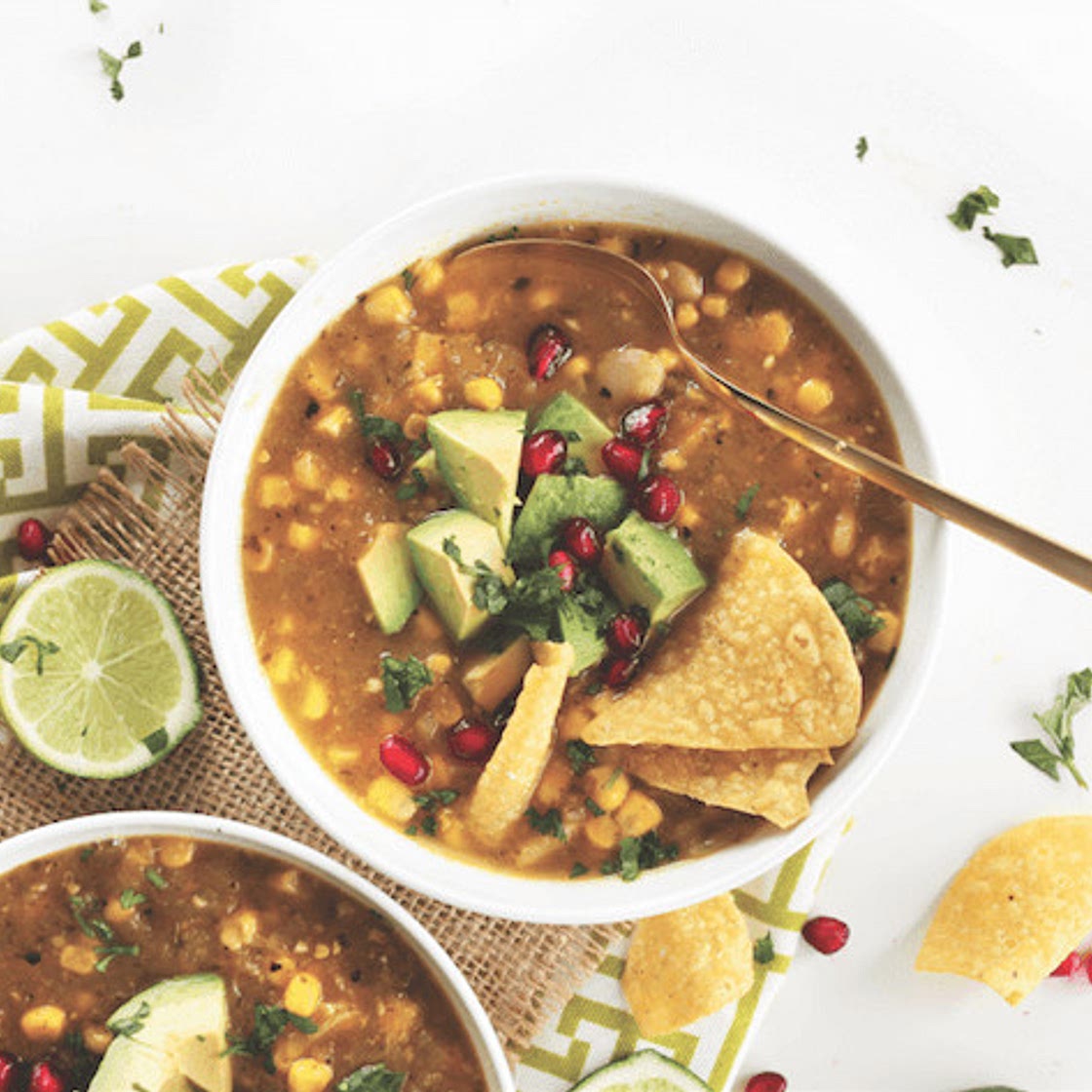 White Bean Posole Verde