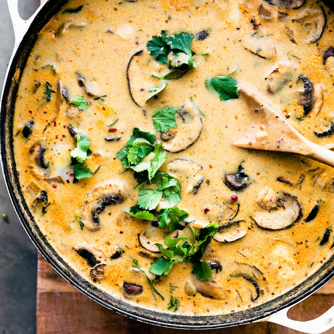 Creamy Hungarian Vegan Mushroom Soup (Dairy Free)
